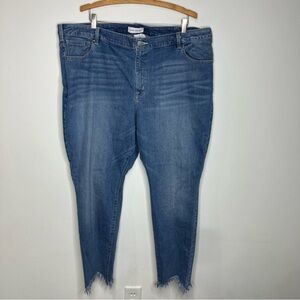 Lane Bryant mid rise skinny jeans signature fit size 26